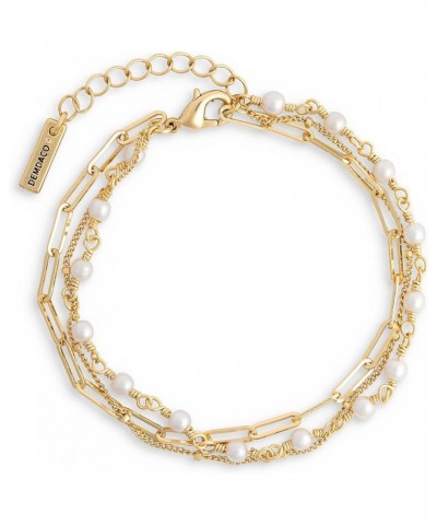 Pearls From Within One Size Fits Most Brass Iron Bracelet Gold Tone $18.69 Bracelets