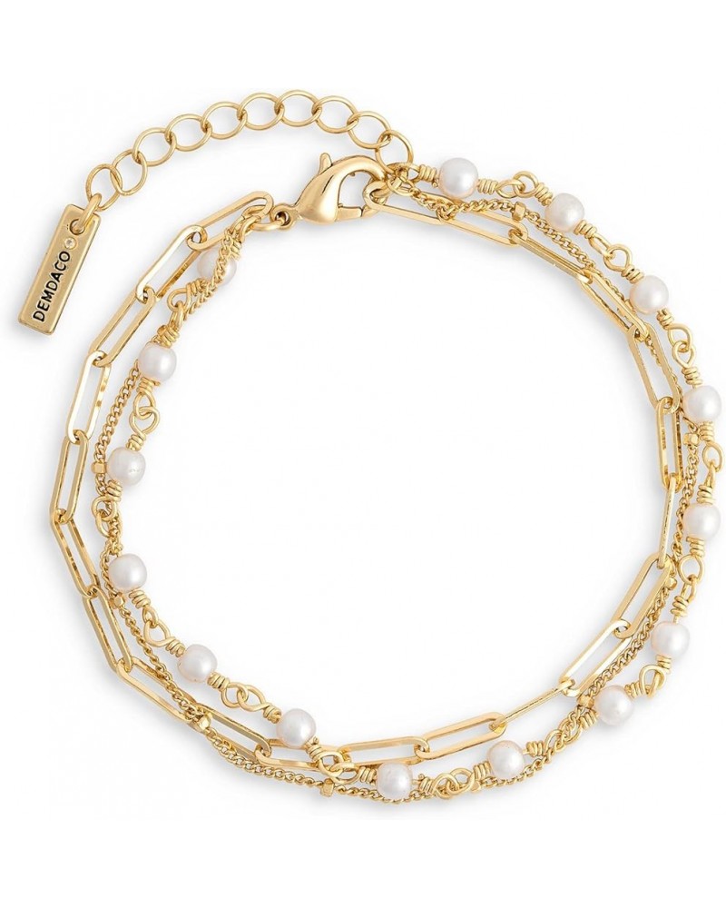 Pearls From Within One Size Fits Most Brass Iron Bracelet Gold Tone $18.69 Bracelets