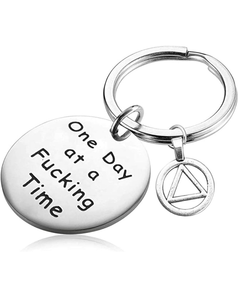 One Day At A Time Bracelet Sobriety Gift Addiction Recovery Gift AA Bracelet NA Gift Aa Keychain $7.50 Bracelets