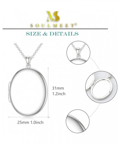 10K 14K 18K Solid White Gold/Silver Minimalist Style/Infinity Sunflower Heart/Oval Locket Necklace That Holds 1 or 2 Pictures...