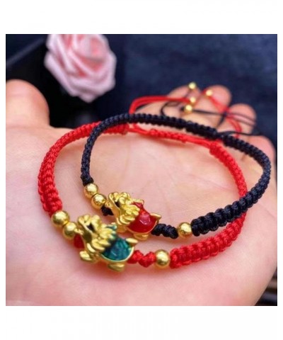 2024 Chinese New Year Dragon Bracelets,Dragon Bracelet Chinese Zodiac Feng Shui Lucky Amulet Stretch Bracelets,New Year Jewel...