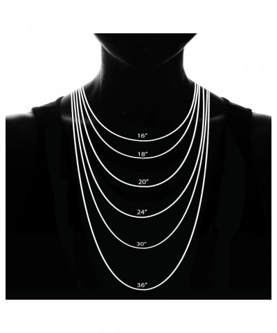 14K Solid Gold Box Chains (Select Options) 22 Inches White Gold $143.41 Necklaces