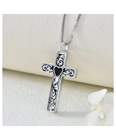 Cremation Jewelry for Ashes 925 Sterling Silver Sunflower/Rose/Cross/Paw Print/Crystal/Swan/Hamsa Hand/Koala/Clover/Bar Urn N...