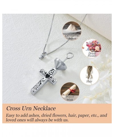 Cremation Jewelry for Ashes 925 Sterling Silver Sunflower/Rose/Cross/Paw Print/Crystal/Swan/Hamsa Hand/Koala/Clover/Bar Urn N...