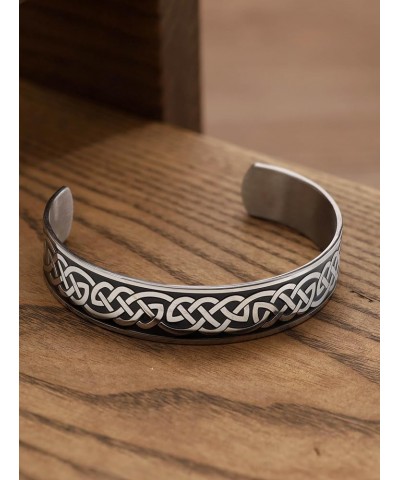 Viking Jewelry Viking Cuff Bracelet for Men and Women Celtic Knots $9.02 Bracelets