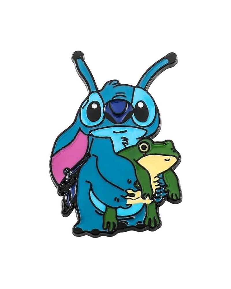 Ohana Anime Stitch Enamel Pins - Ohana Means Family Stitch Lapel Pins for Women Men Girls Boys Brooch BackpacCosplay Jewelry ...