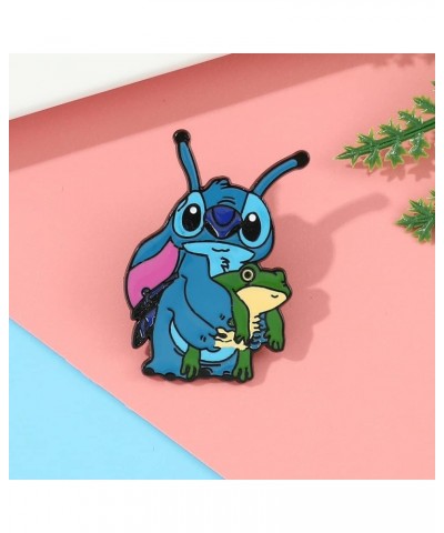 Ohana Anime Stitch Enamel Pins - Ohana Means Family Stitch Lapel Pins for Women Men Girls Boys Brooch BackpacCosplay Jewelry ...