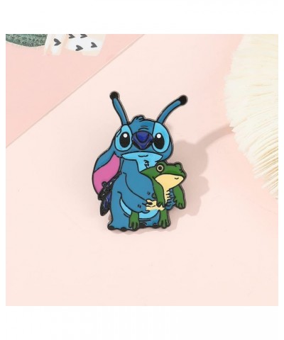 Ohana Anime Stitch Enamel Pins - Ohana Means Family Stitch Lapel Pins for Women Men Girls Boys Brooch BackpacCosplay Jewelry ...