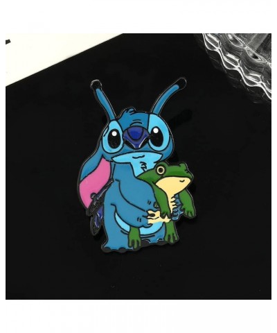 Ohana Anime Stitch Enamel Pins - Ohana Means Family Stitch Lapel Pins for Women Men Girls Boys Brooch BackpacCosplay Jewelry ...