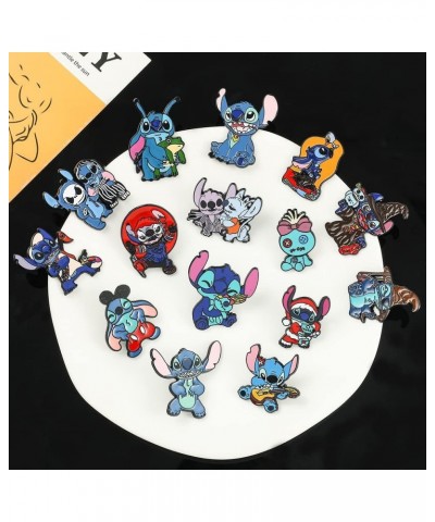 Ohana Anime Stitch Enamel Pins - Ohana Means Family Stitch Lapel Pins for Women Men Girls Boys Brooch BackpacCosplay Jewelry ...