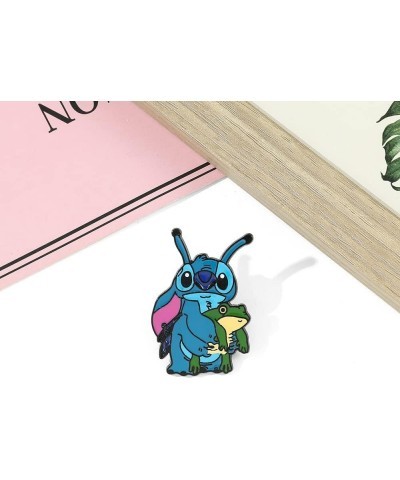 Ohana Anime Stitch Enamel Pins - Ohana Means Family Stitch Lapel Pins for Women Men Girls Boys Brooch BackpacCosplay Jewelry ...