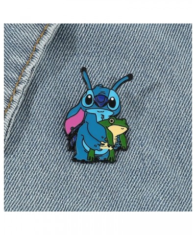 Ohana Anime Stitch Enamel Pins - Ohana Means Family Stitch Lapel Pins for Women Men Girls Boys Brooch BackpacCosplay Jewelry ...