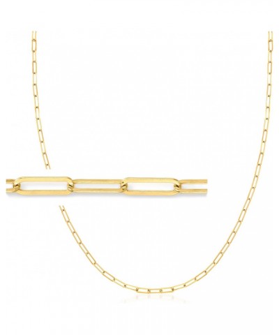 2-In-1 Italian 18kt Gold Over Sterling Paper Clip Link Necklace and Eyeglass Chain. 30 inches $45.88 Necklaces