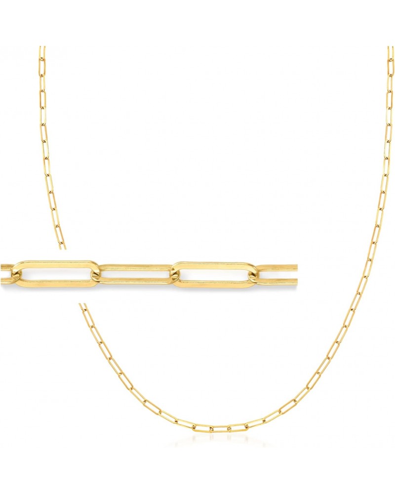 2-In-1 Italian 18kt Gold Over Sterling Paper Clip Link Necklace and Eyeglass Chain. 30 inches $45.88 Necklaces