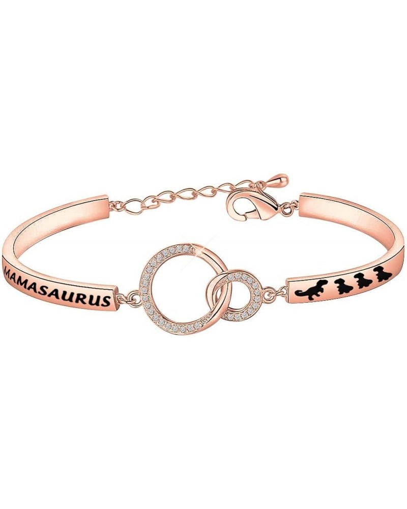 Mamasaurus And Babysaurus Dinosaur Bar Necklace Sweet Family Jewelry Gift For Mother New Mom mamasaurus copper RG3 $9.27 Others