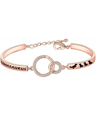 Mamasaurus And Babysaurus Dinosaur Bar Necklace Sweet Family Jewelry Gift For Mother New Mom mamasaurus copper RG3 $9.27 Others