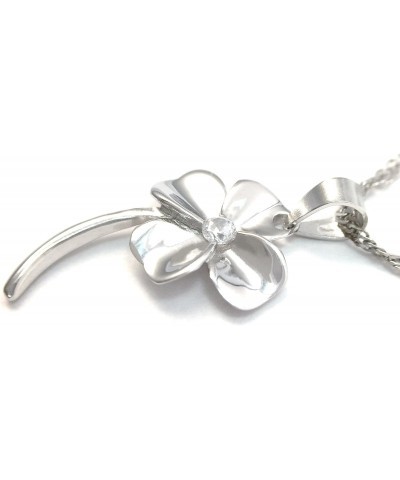 Good Luck Four Leaf Clover Pendant Necklace $20.68 Necklaces