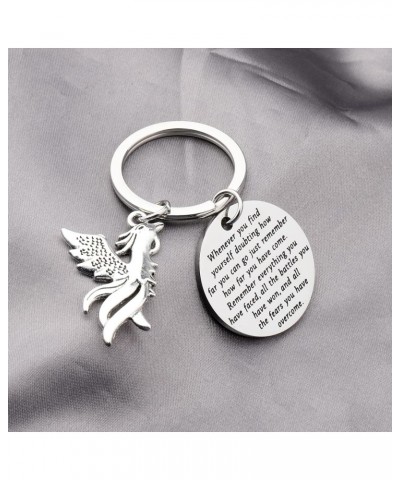 Rising Phoenix Ispirational Gifts Phoenix Keychain New Beginning Jewelry Gift For Women Wife Lover $9.63 Pendants