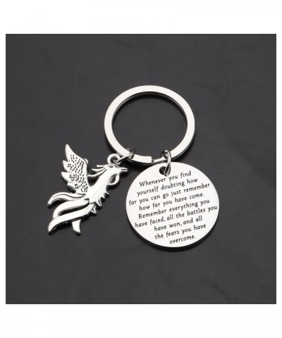 Rising Phoenix Ispirational Gifts Phoenix Keychain New Beginning Jewelry Gift For Women Wife Lover $9.63 Pendants