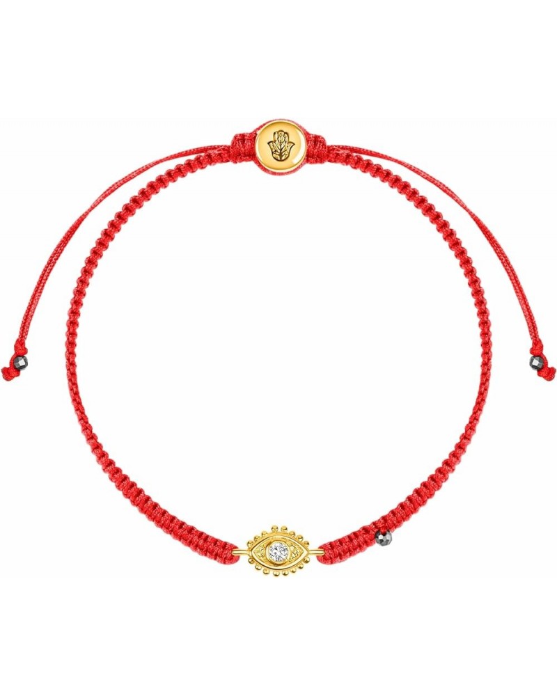 Powerful Protection - Women's 18K Gold Plated Brass Red String Bracelet. Ready to Gift for Her Gold Plated $24.84 Bracelets