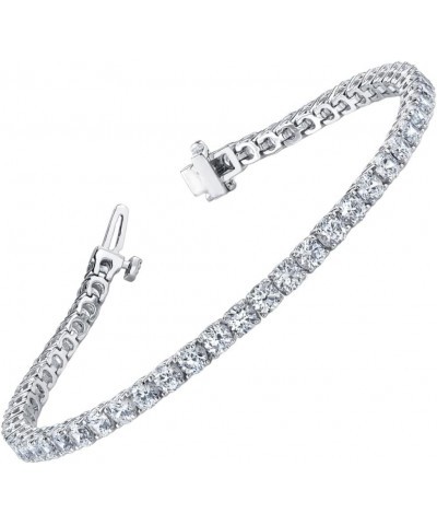 2.00-15.00 Carat Diamond, Tennis Bracelet (J-K, I2-I3) 14K White Gold, Yellow Gold or Rose Gold 4 Prong Set Round-cut Diamond...