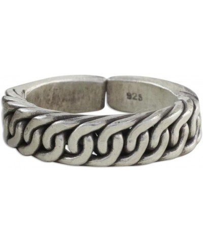 Artisan Handcrafted .925 Sterling Silver Wrap Ring Thai Hill Tribe Thailand 'Thai Rope' $21.45 Rings