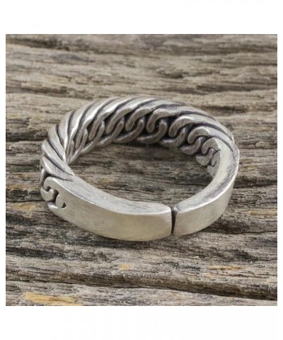 Artisan Handcrafted .925 Sterling Silver Wrap Ring Thai Hill Tribe Thailand 'Thai Rope' $21.45 Rings