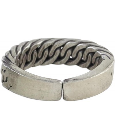 Artisan Handcrafted .925 Sterling Silver Wrap Ring Thai Hill Tribe Thailand 'Thai Rope' $21.45 Rings