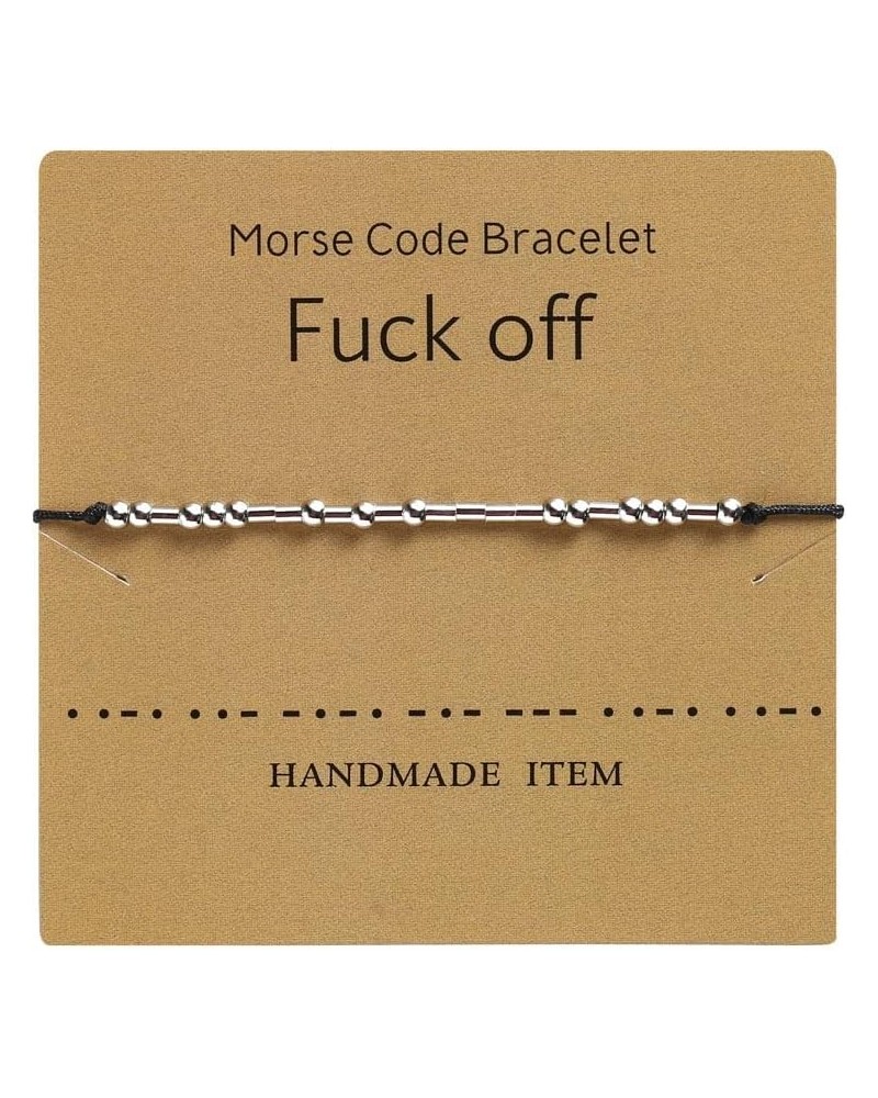 Inspirational Gifts for Women, Morse Code Funny Gifts Bracelets for Women, Morse Code Bracelets Friend Gifts $6.59 Bracelets