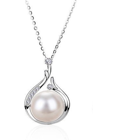 Pearl Pendant Necklace for Women, Exquisite Freshwater Cultured Pearls, Master Level Crafts, 925 Sterling Silver, Noble Tempe...