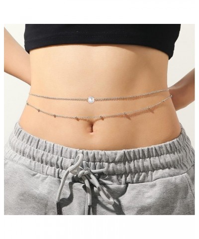 Waist Chain for Women Waist Beads Body Chain Belly Chain Jewelry for Women Adjustable Belly Chains for Teen Girls Summer Beac...