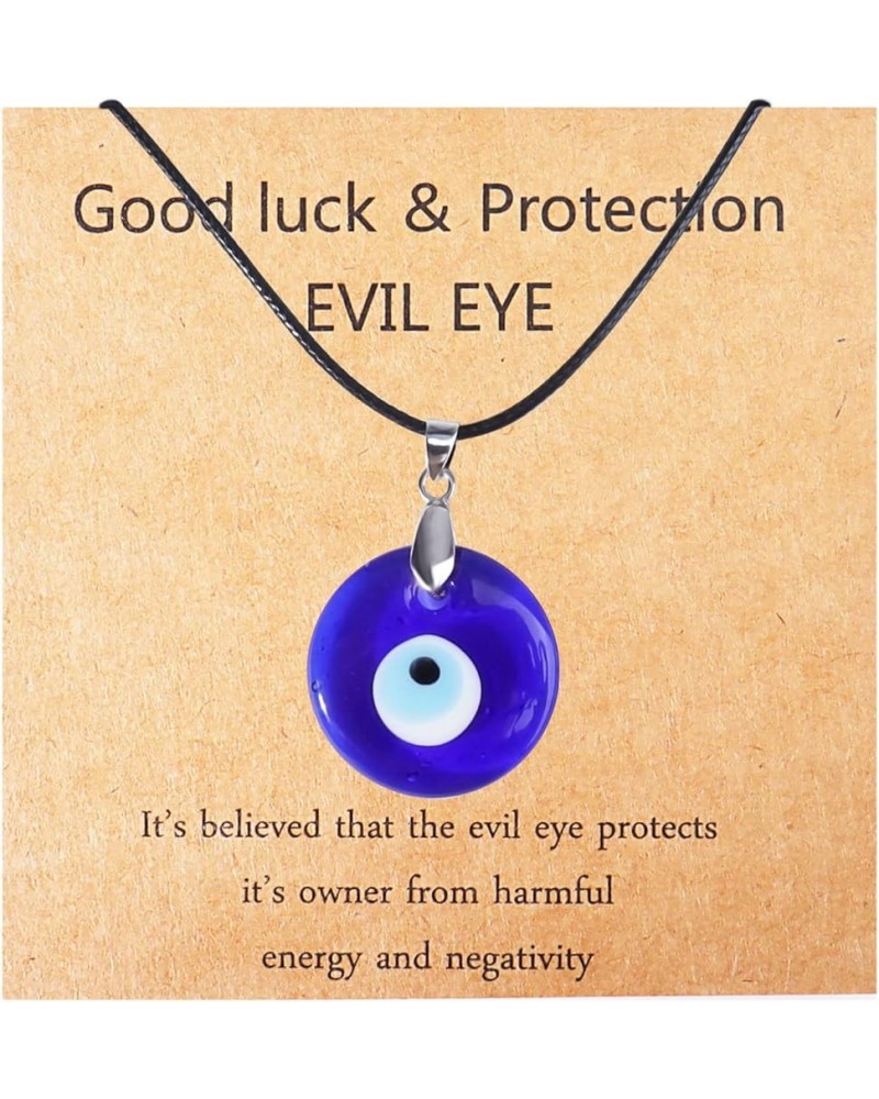 Evil Eye Necklace Blue Eye Necklace for Teen Girls Trendy Stuff Turkish Lucky Necklace Under 5 Dollar Gifts Womens Jewelry Cl...