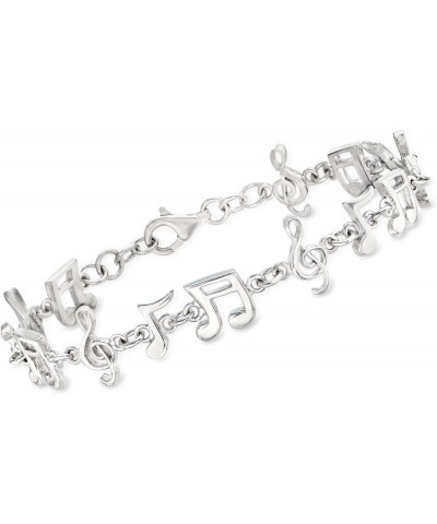 Sterling Silver Musical Note Bracelet. 7 inches $45.12 Bracelets