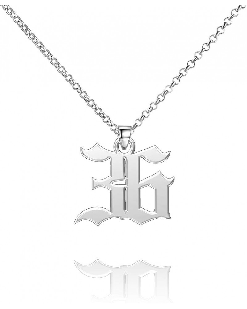 Lucky Number Necklace Personalized 925 Sterling Silver Customized Pendant for Men Women 36 Silver(0.7inch) $16.37 Necklaces